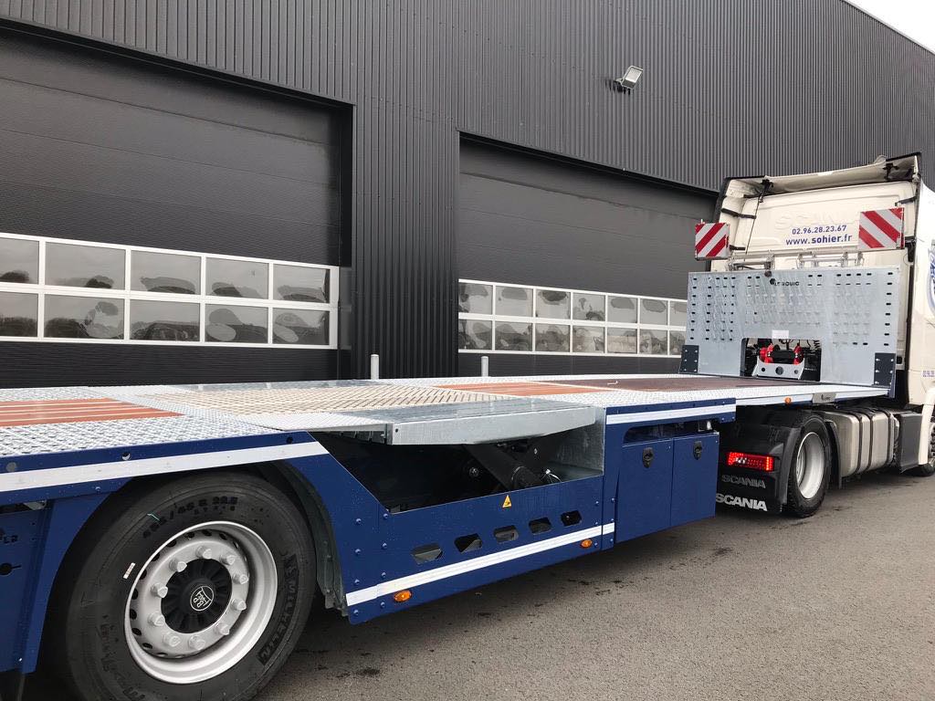 Transport de mobil-homes par Le Rouic